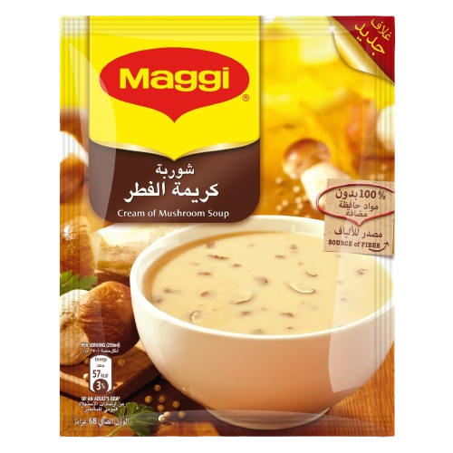 نستله ماجي شوربة كريمة الفطر 68 جم